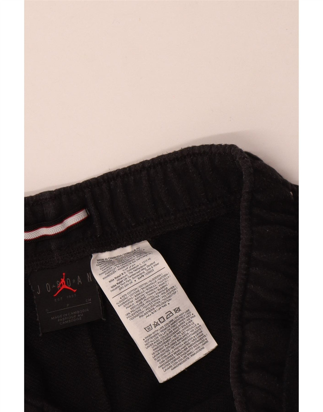 Pantaloncini sportivi grafici da uomo JORDAN piccoli in cotone nero