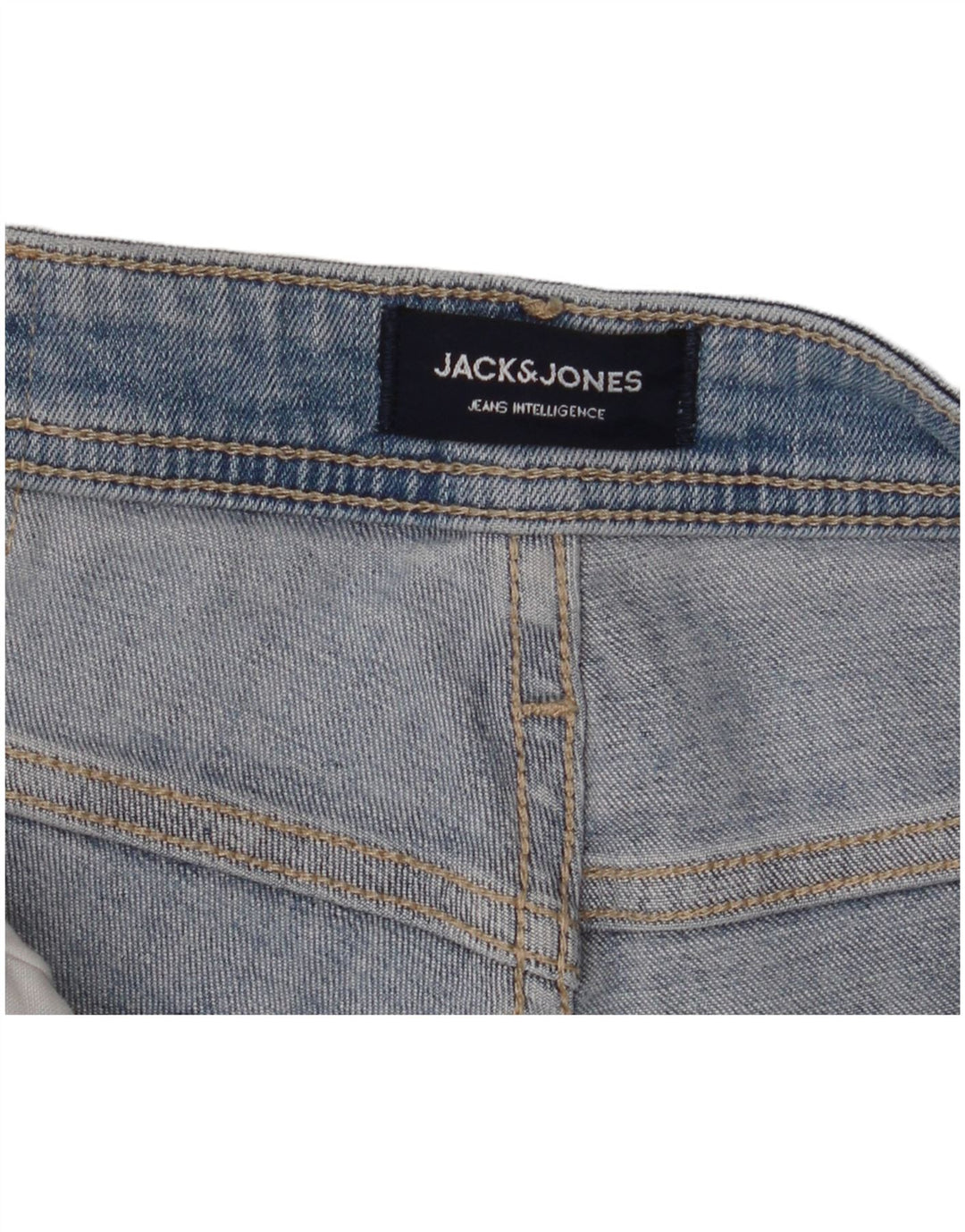 Jack & Jones Uomo GLENN Slim Jeans W30 L32 Cotone Blu