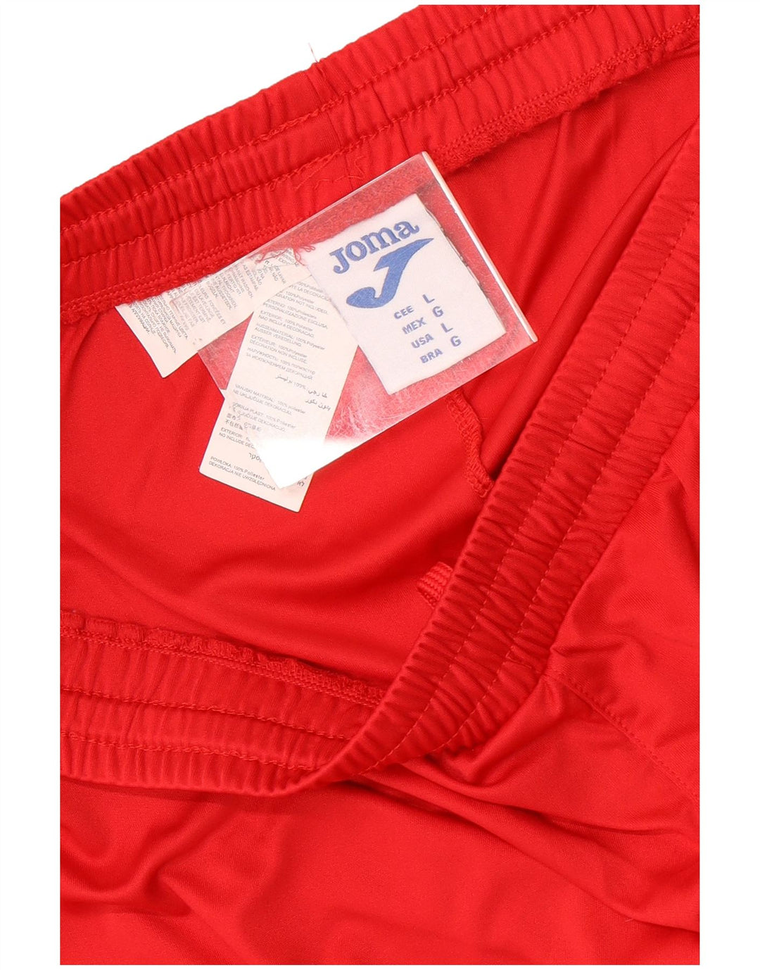 Pantaloncini sportivi Joma da uomo grandi rossi in poliestere