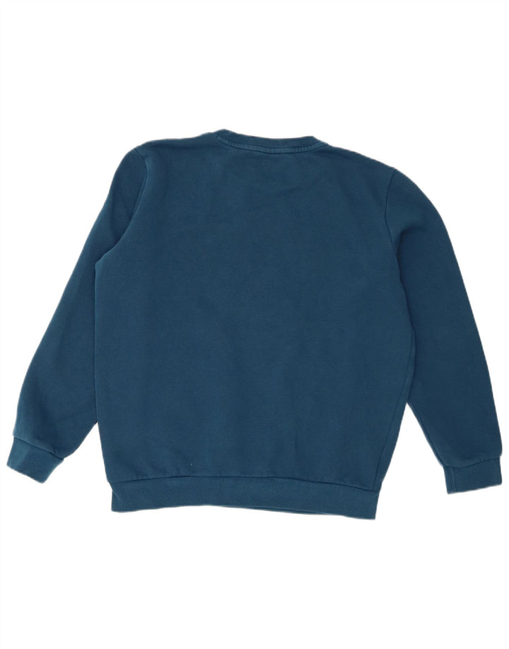 Felpa oversize da donna Puma UK 10 piccola in cotone blu