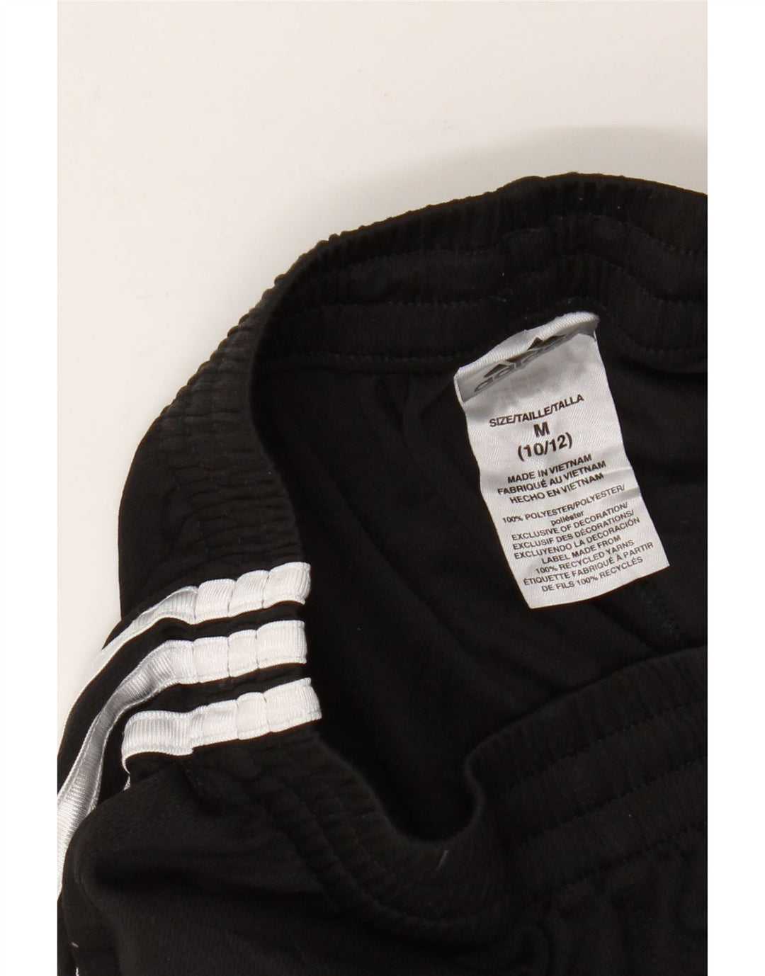 Pantaloncini sportivi Adidas da ragazzo 10-11 anni medio nero poliestere
