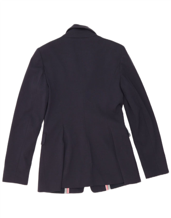 Giacca blazer da donna a 1 bottone Marella UK 8 piccola in viscosa blu navy