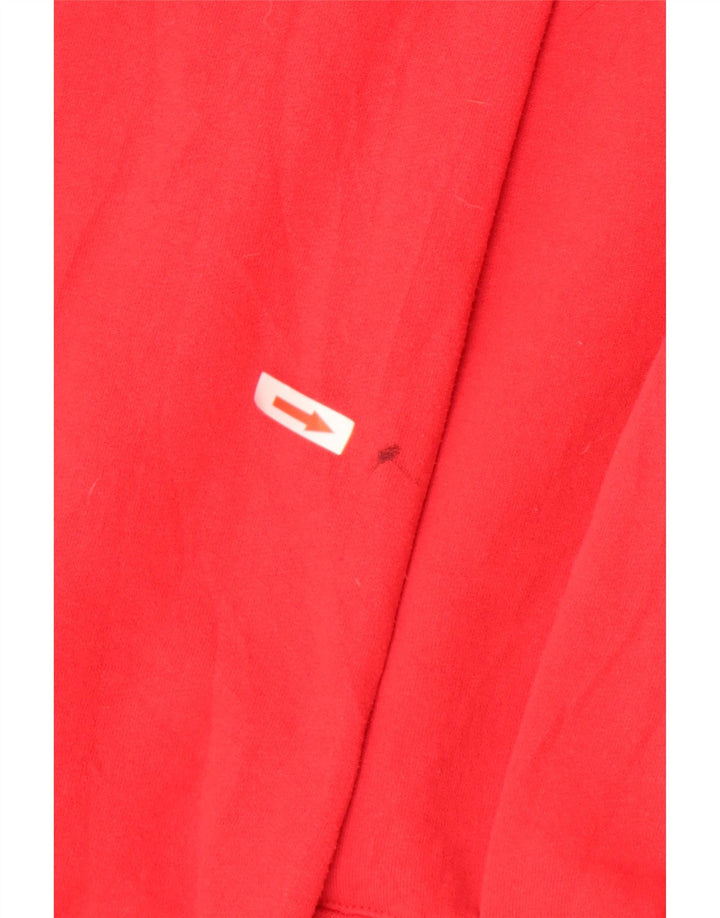 Felpa con cappuccio da uomo Champion XL in cotone rosso