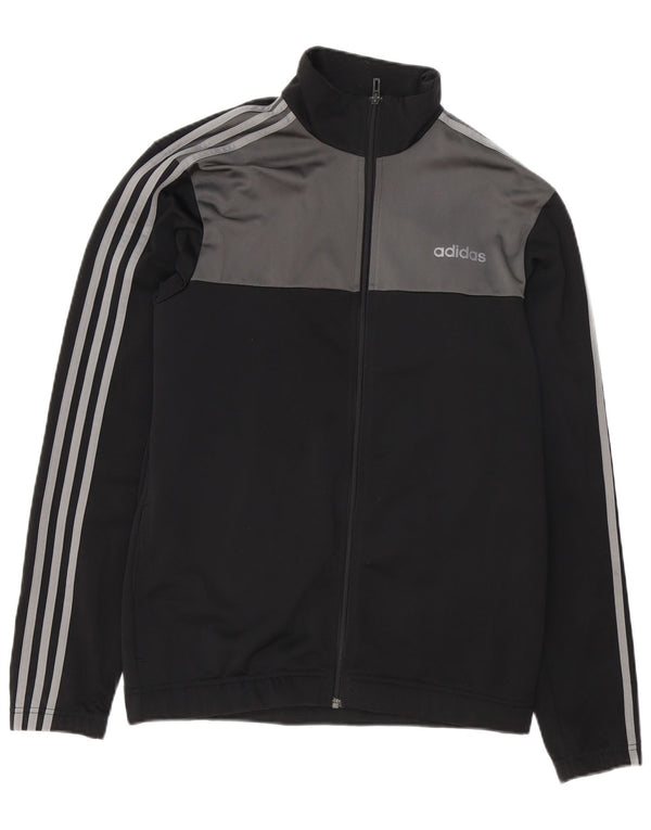 Giacca da tuta da uomo Adidas UK 40/42 Medium Black Colourblock