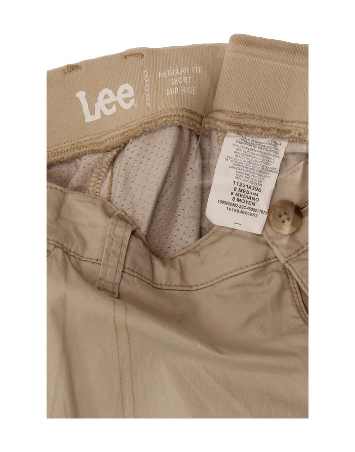 LEE Womens Mid Rise Regular Fit Cargo Skirt US 8 Medium W30  Beige Cotton Vintage Lee and Second-Hand Lee from Messina Hembry 