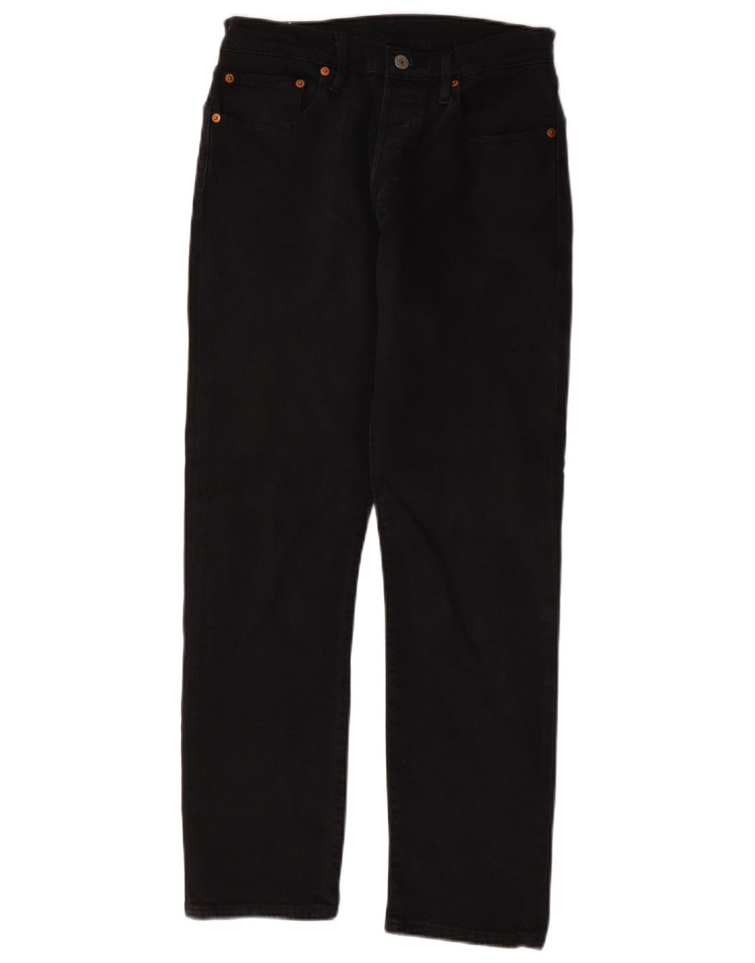 Jeans dritti Levi's 501 da donna W27 L28 cotone nero