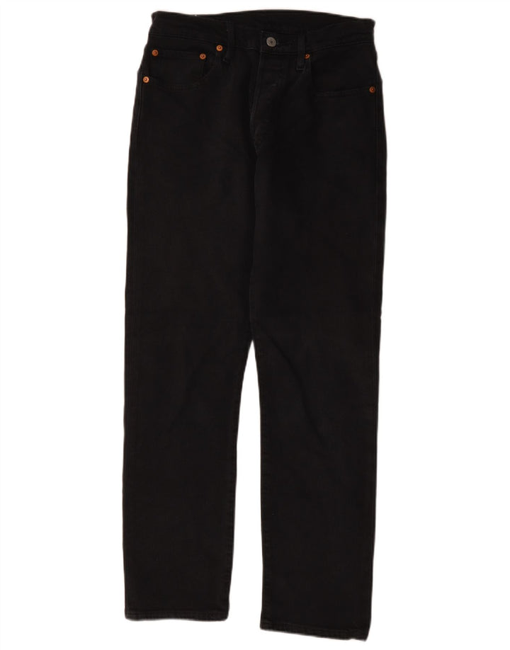 Jeans dritti Levi's 501 da donna W27 L28 cotone nero
