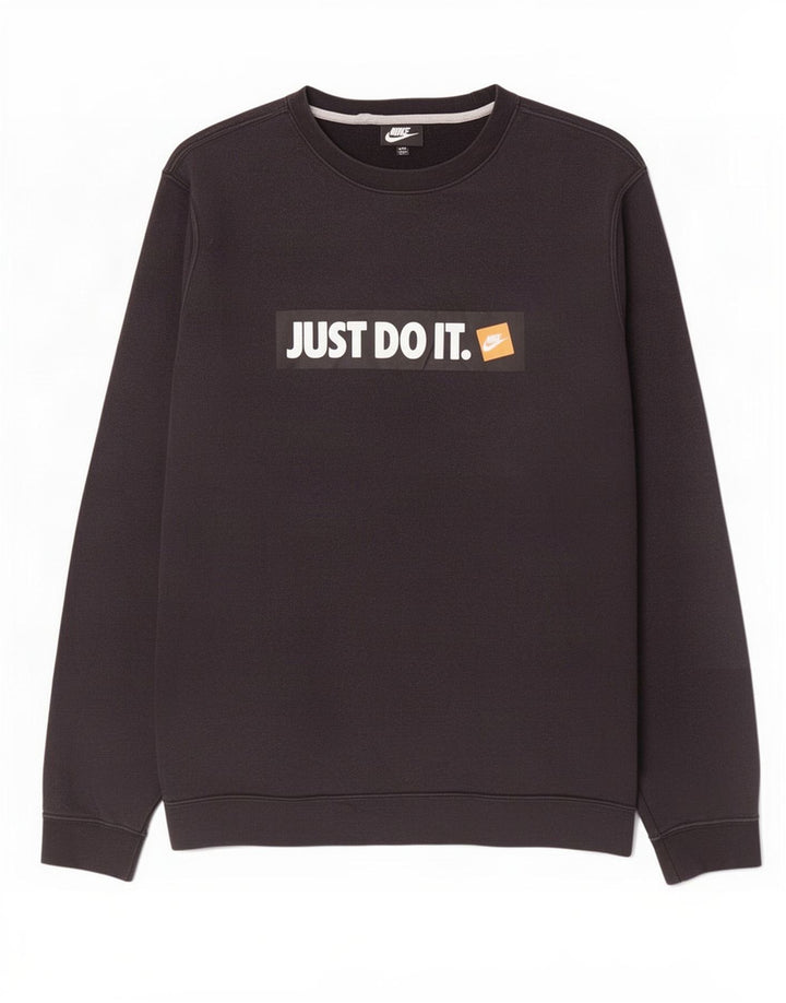 Felpa con grafica Nike da uomo XL nera