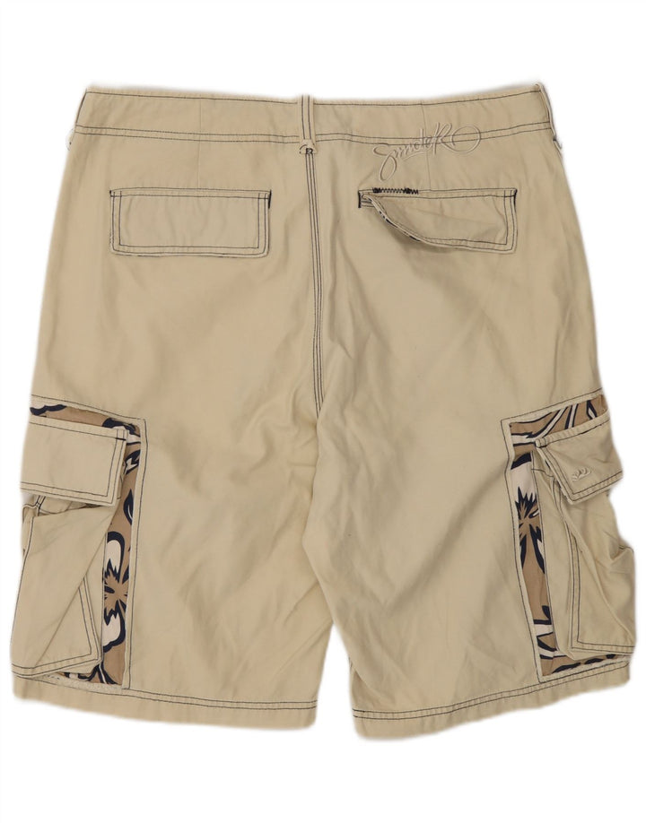 Pantaloncini cargo da uomo Sundek W31 cotone beige medio