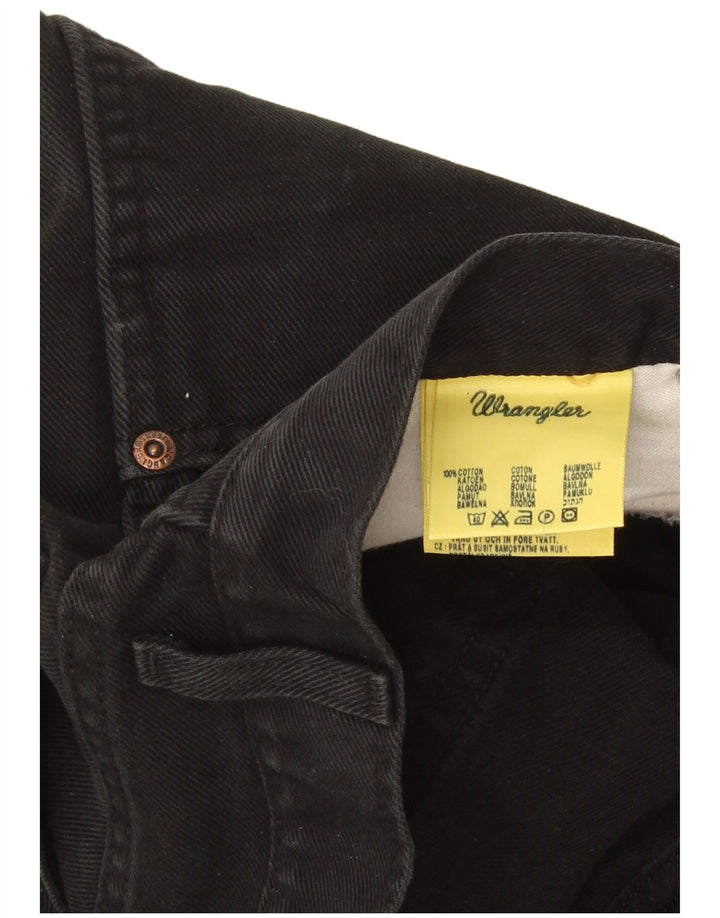Jeans dritti da uomo Wrangler Texas W36 L32 cotone nero