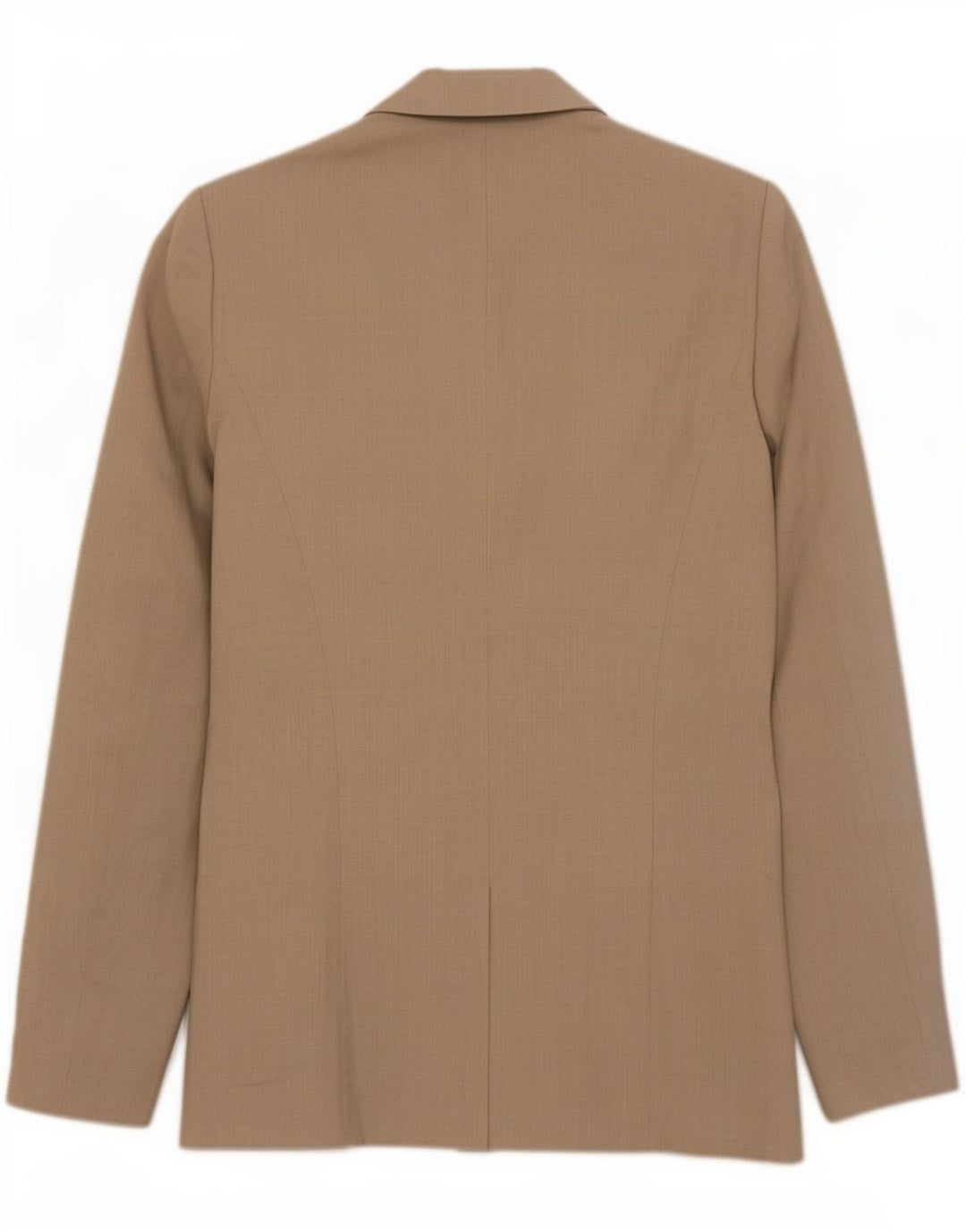 Giacca blazer a 1 bottone da donna Zara UK 10 piccola in cotone beige