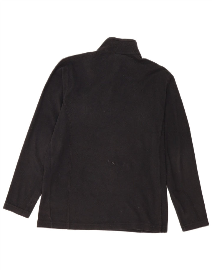 Maglione in pile Columbia da uomo con collo e zip XS poliestere nero