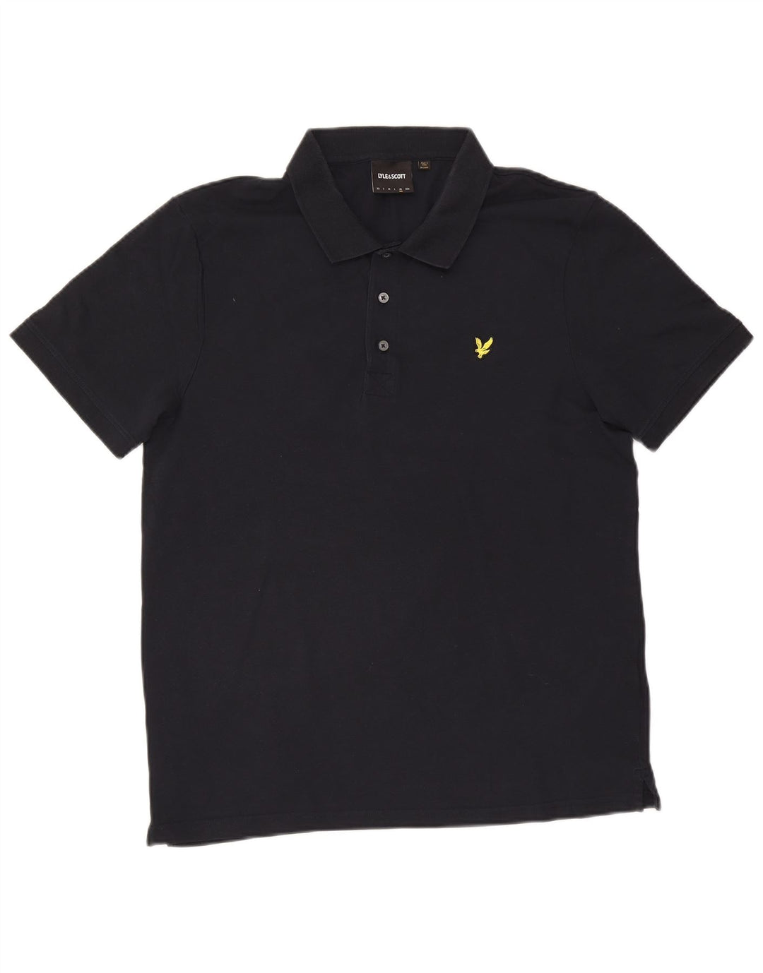 Polo da uomo Lyle & Scott XL in cotone blu navy