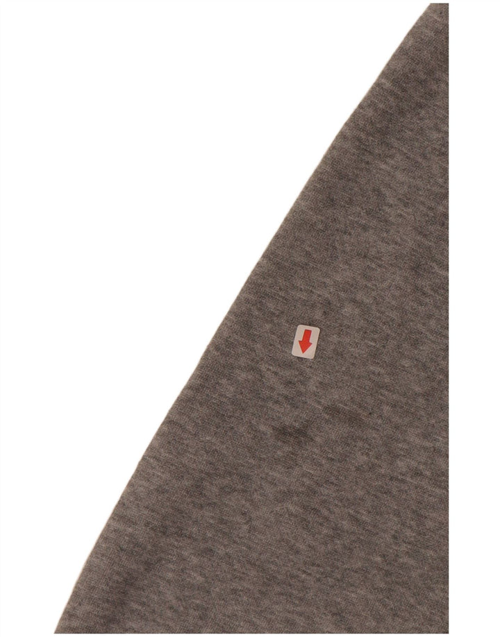 Felpa con cappuccio grafica PUMA da uomo in cotone grigio medio