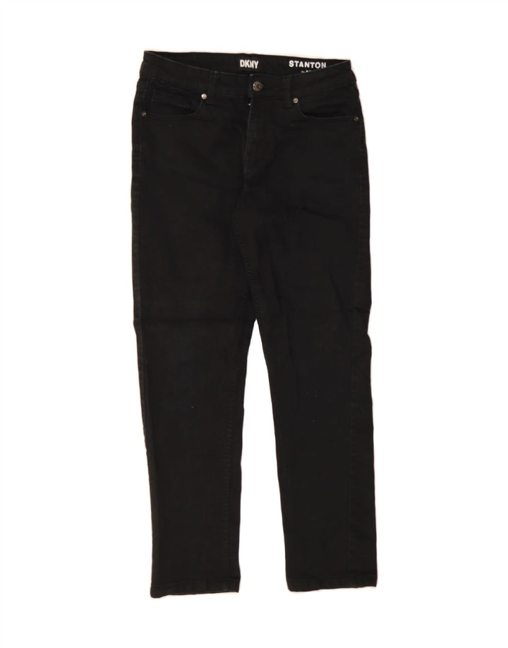 DKNY Womens Stanton Straight Jeans W30 L27 Black Cotton Vintage Dkny and Second-Hand Dkny from Messina Hembry 