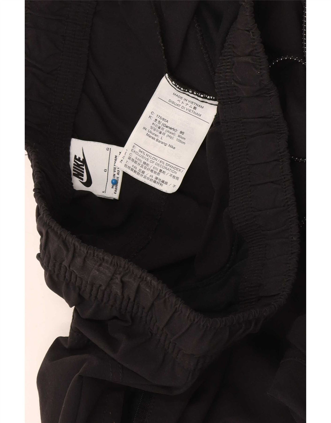 Pantaloni da tuta Nike Graphic Cargo da uomo, grandi, in nylon nero