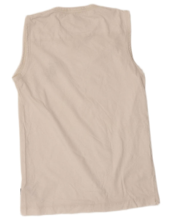 FCUK Mens Vest Top Small White Cotton