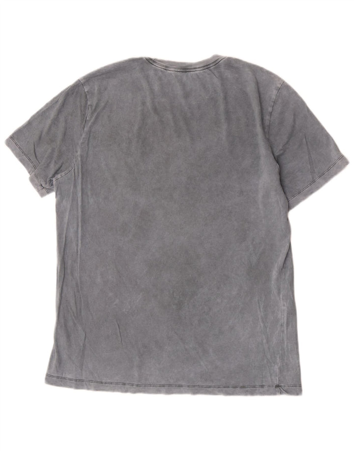 T-shirt da uomo Nike Top Large in cotone tie-dye grigio