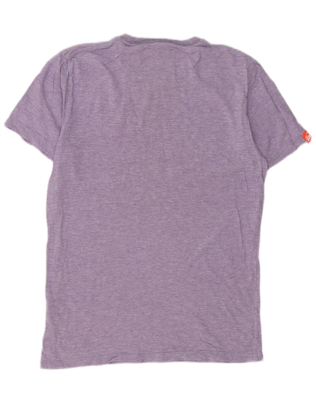 T-shirt da uomo SUPERDRY Top in cotone viola medio