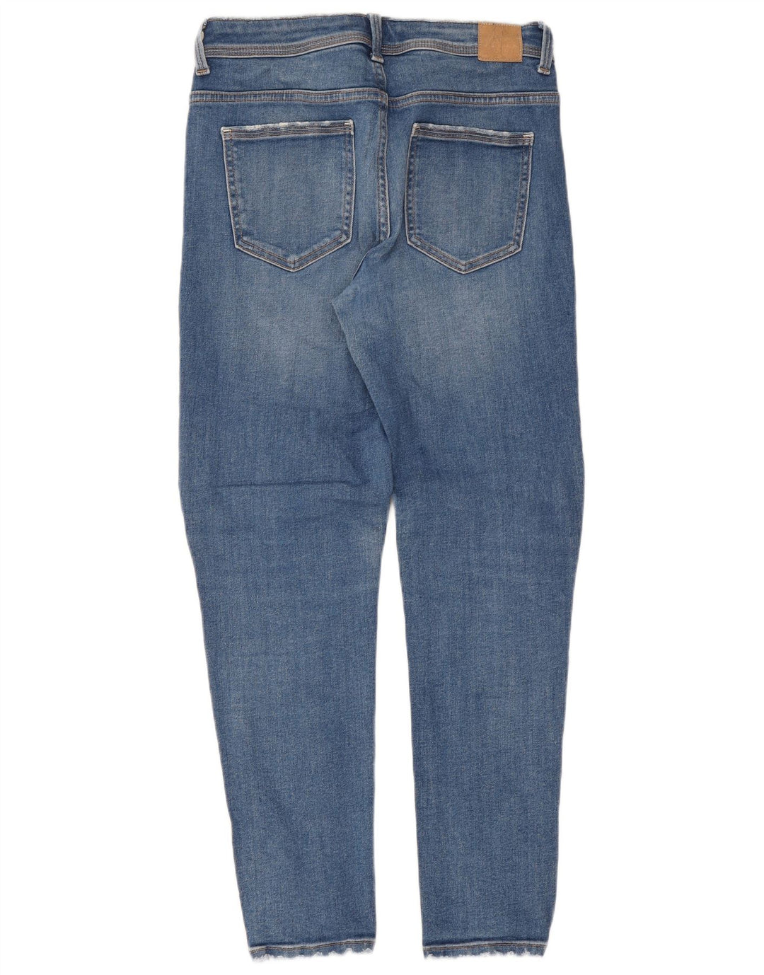 Jeans slim da donna Zara EU 38 Small W28 L27 Blu