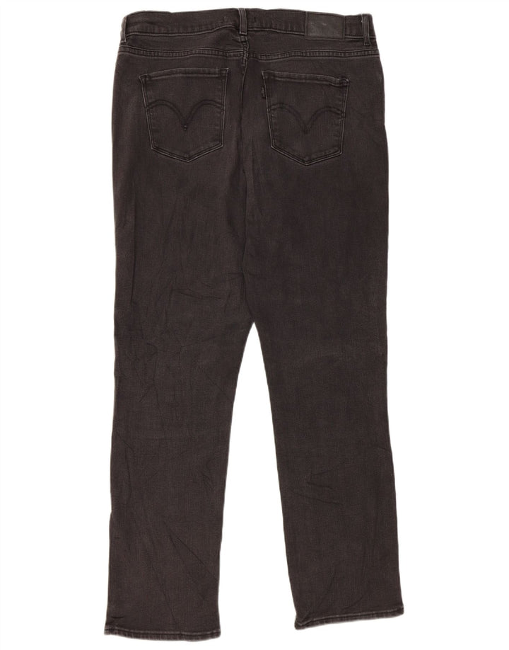 Levi's Jeans dritti vestibilità classica da donna Classics US 10 Large W30 L30 neri