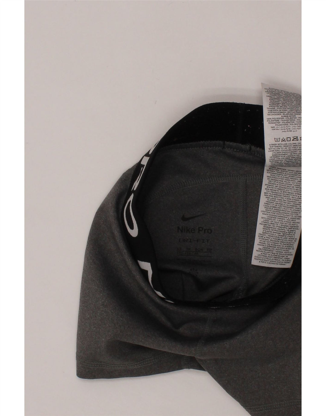 Pantaloncini sportivi NIKE per ragazze Dri Fit Graphic 6-7 anni XS poliestere grigio