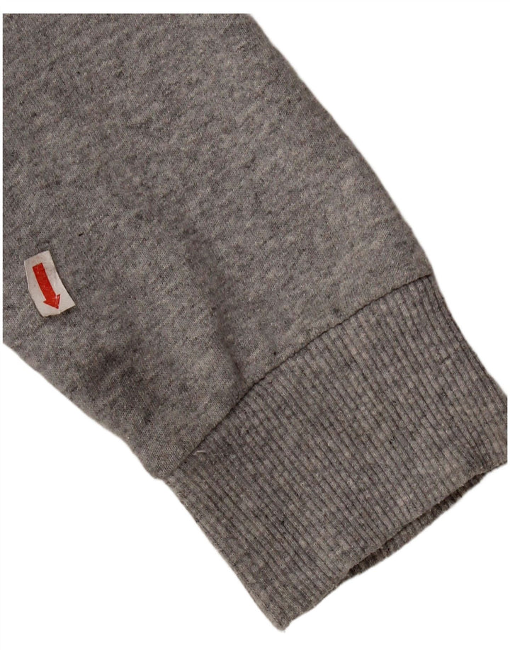 Top corto da donna Kappa a maniche lunghe UK 18 XL Grigio