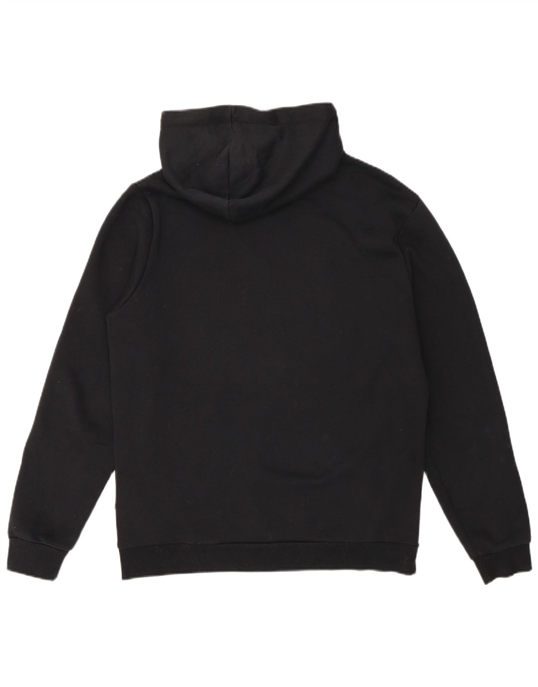 Felpa con cappuccio da uomo Puma media cotone nero