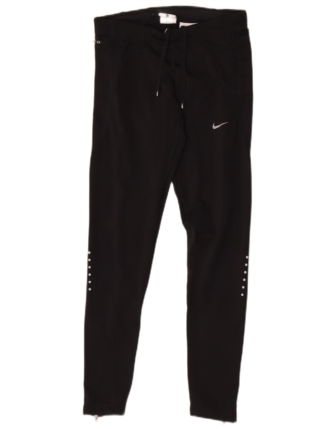 Leggings Nike Dri Fit da donna UK 6 XS Nero Poliestere Colourblock