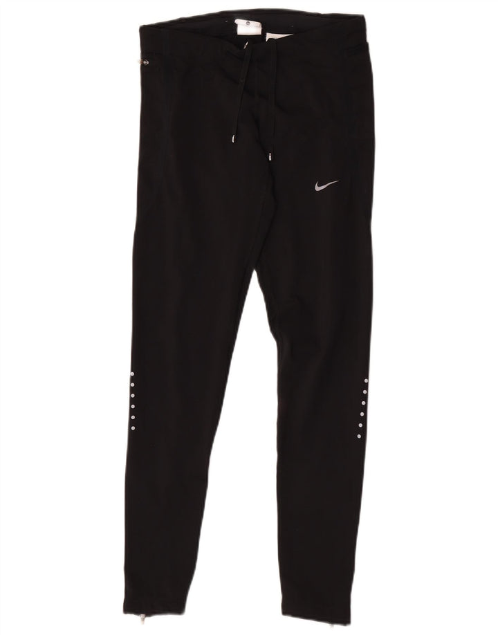 Leggings Nike Dri Fit da donna UK 6 XS Nero Poliestere Colourblock