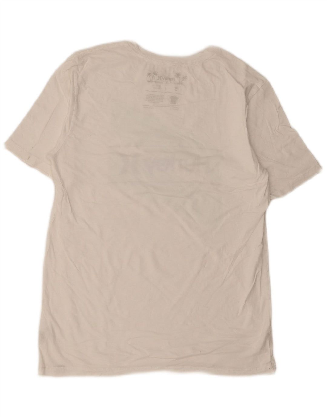 T-shirt grafica da uomo Hurley Top Small in cotone bianco