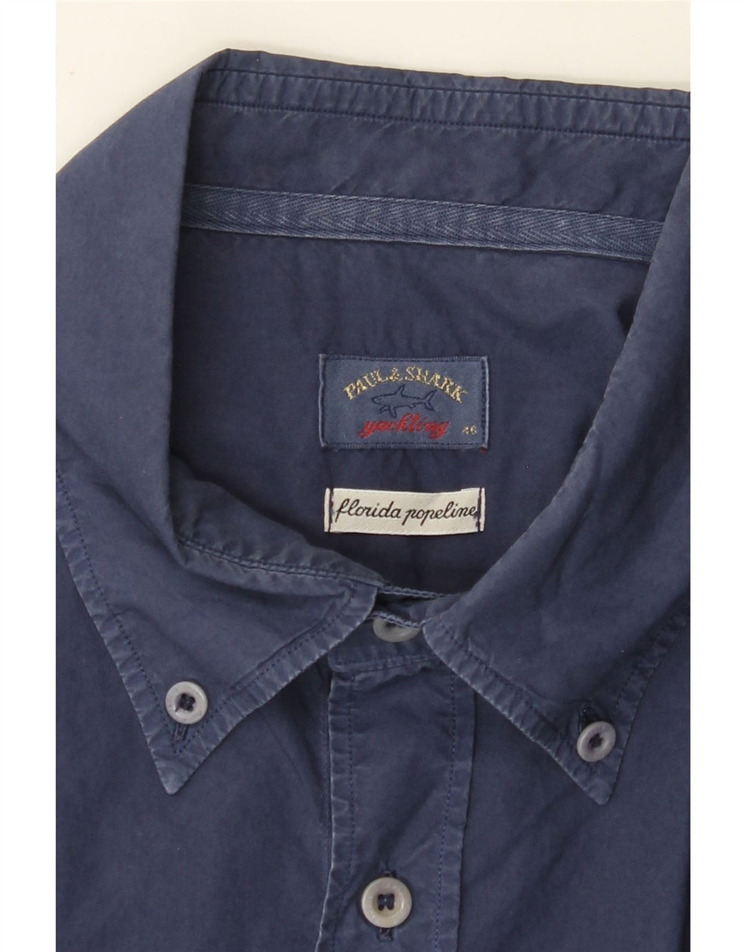 Camicia da uomo PAUL & SHARK Taglia 46 2XL Blu navy