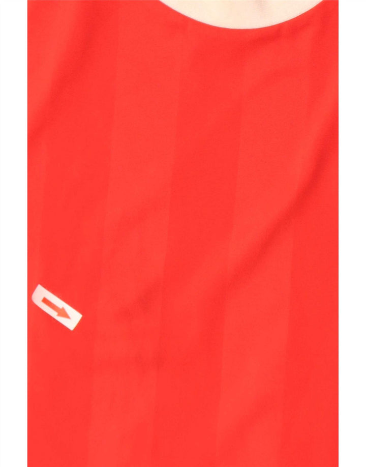 T-shirt da uomo Adidas Top XL poliestere a righe rosse