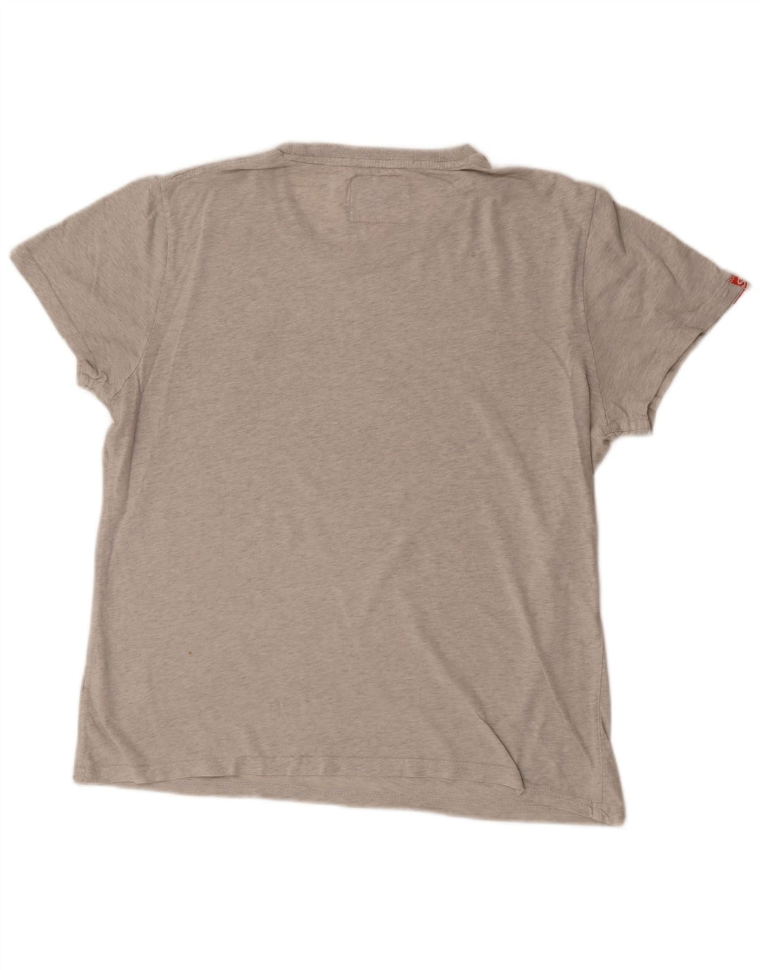T-shirt grafica da uomo Superdry Top XL in cotone grigio