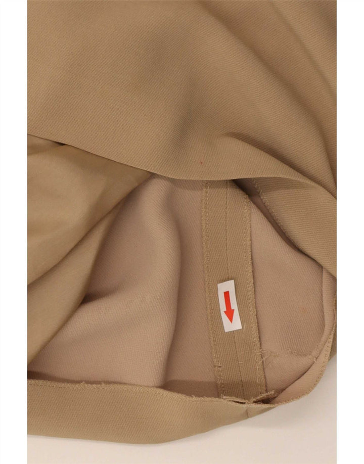 Gonna a tubino da donna Max & Co. UK 12 media W28 acetato beige