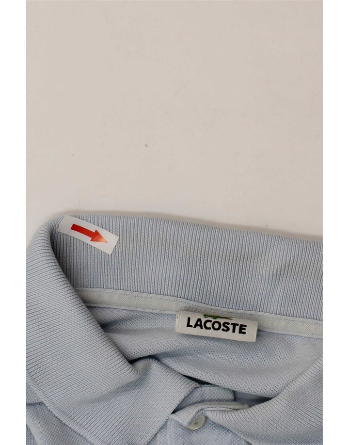 Polo da uomo Lacoste taglia 5 grande in cotone blu