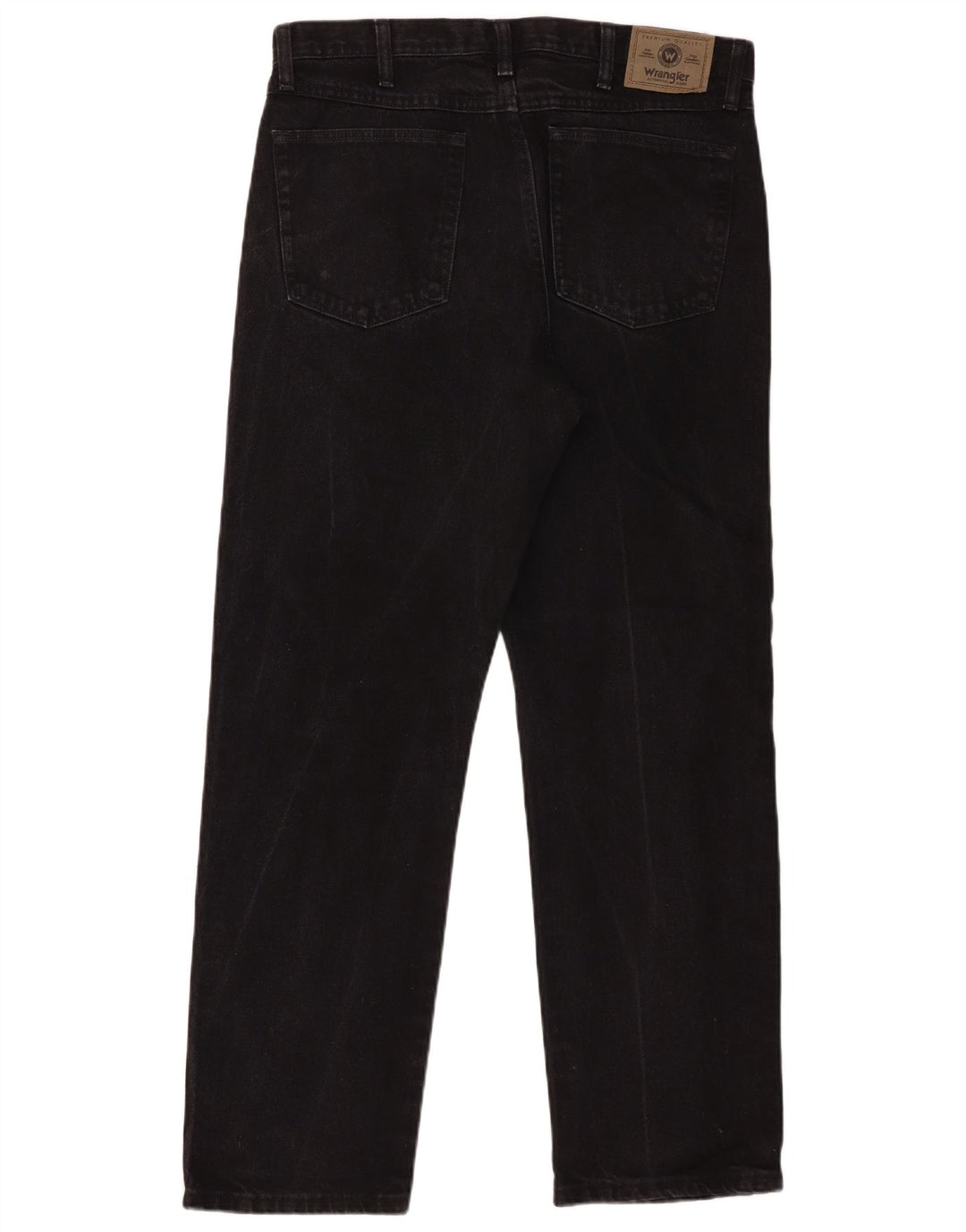 Jeans dritti da uomo Wrangler W34 L30 cotone nero