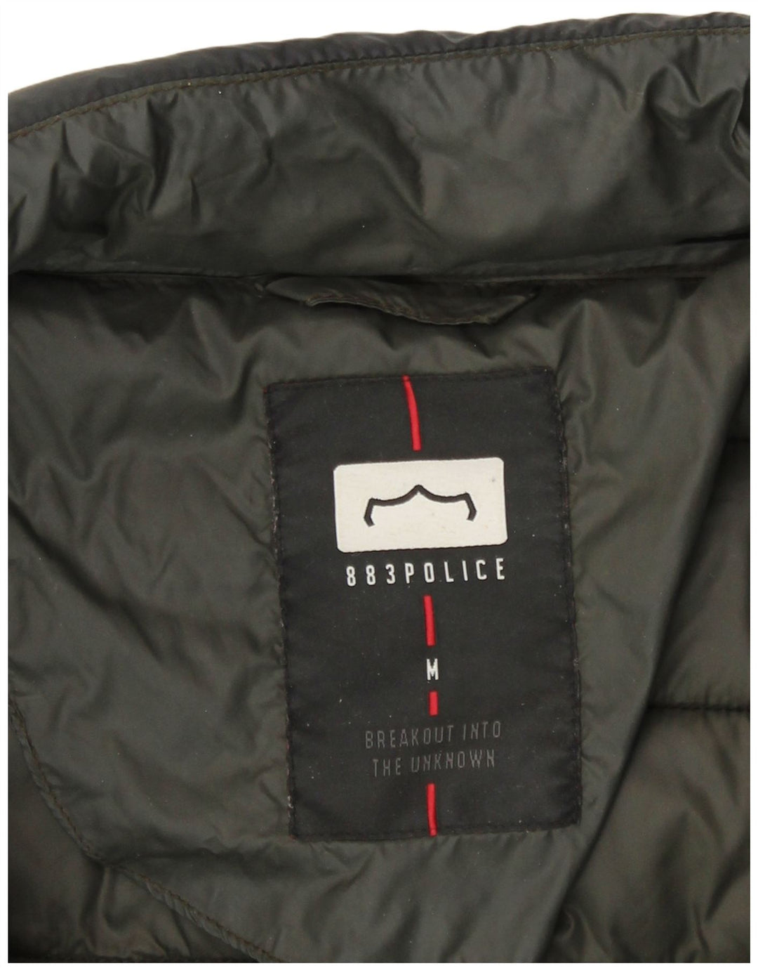 Giacca imbottita da uomo 883 Police UK 38 Nylon nero medio
