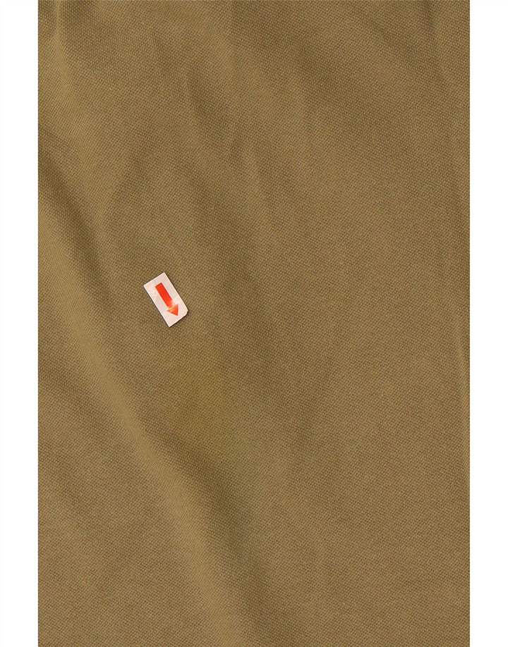 Polo Fred Perry da uomo leggera ed elasticizzata in cotone kaki medio