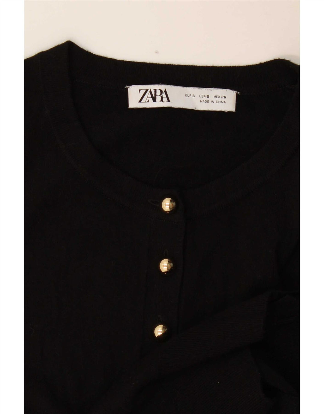 Maglione cardigan da donna Zara UK 10 piccolo nero