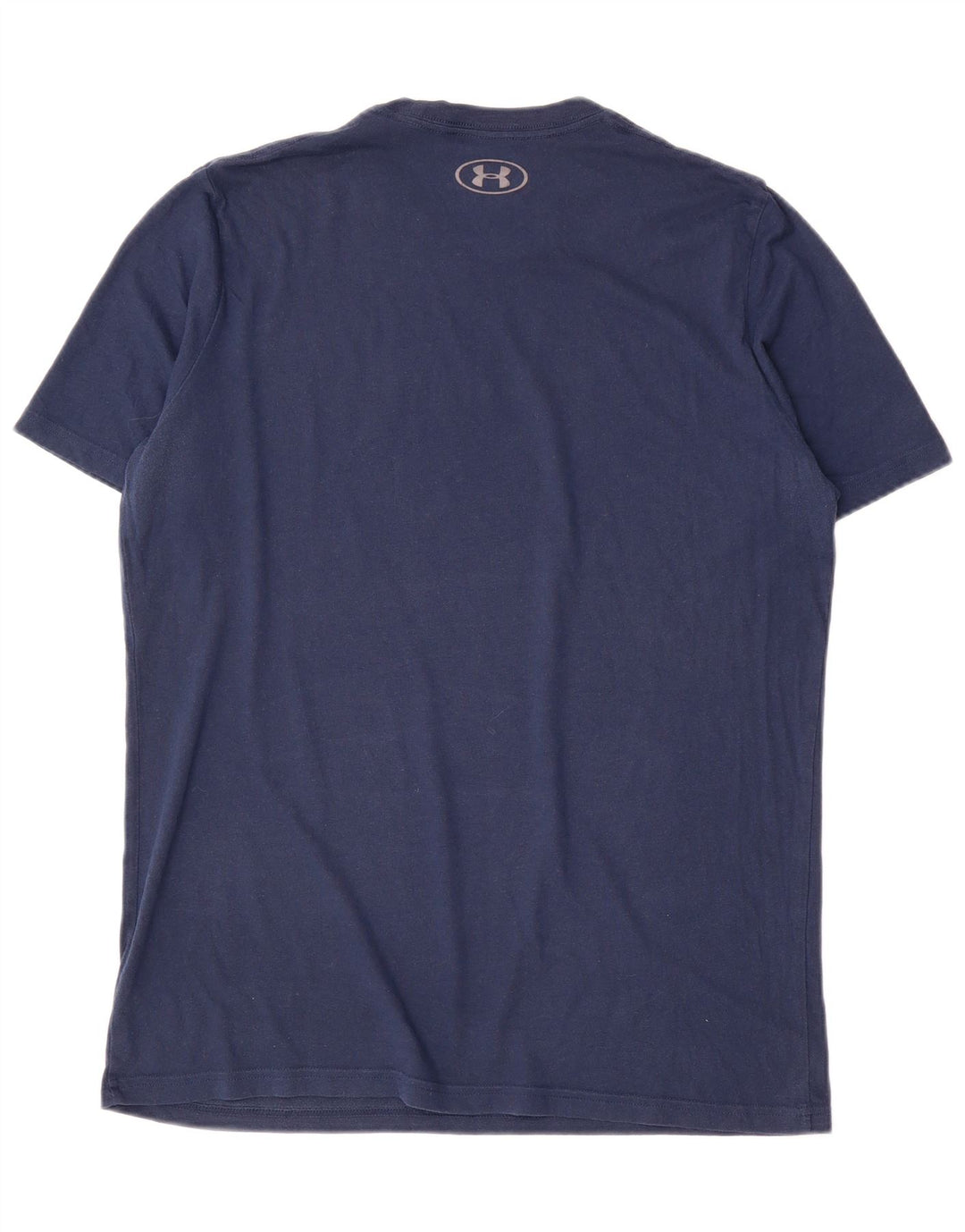 Maglietta grafica da uomo Under Armour Heat Gear Top medio blu navy
