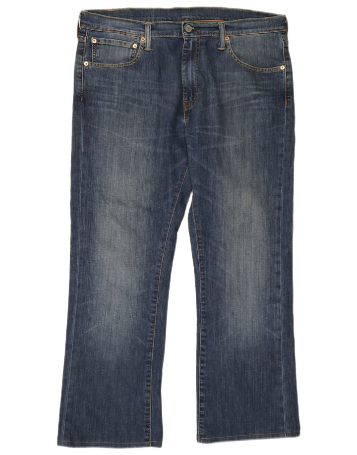 Levi's Uomo 527 Jeans Bootcut W36 L32 Cotone Blu