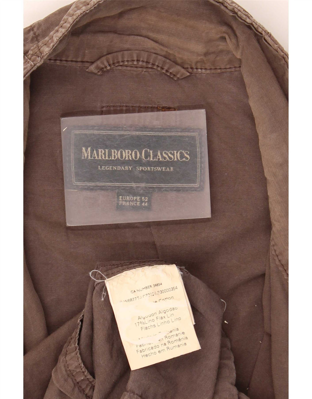 Giacca utility da uomo Marlboro Classics EU 52 XL Cotone grigio