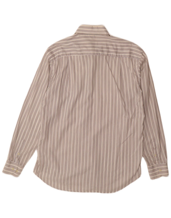 Camicia da uomo Gian Marco Venturi taglia 43 17 XL cotone a righe grigie