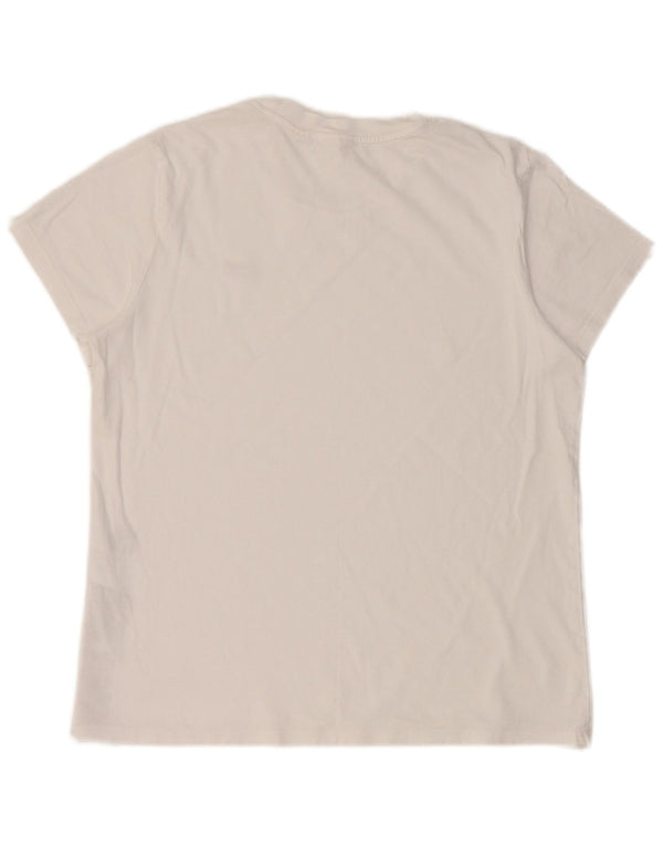 T-shirt da donna Levi's Top UK 12 cotone bianco medio
