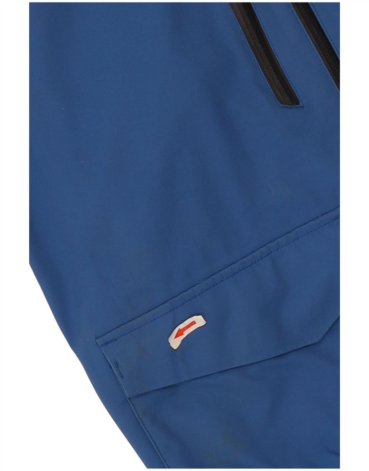 Giacca antipioggia da uomo con cappuccio Musto UK 38 blu medio in poliammide
