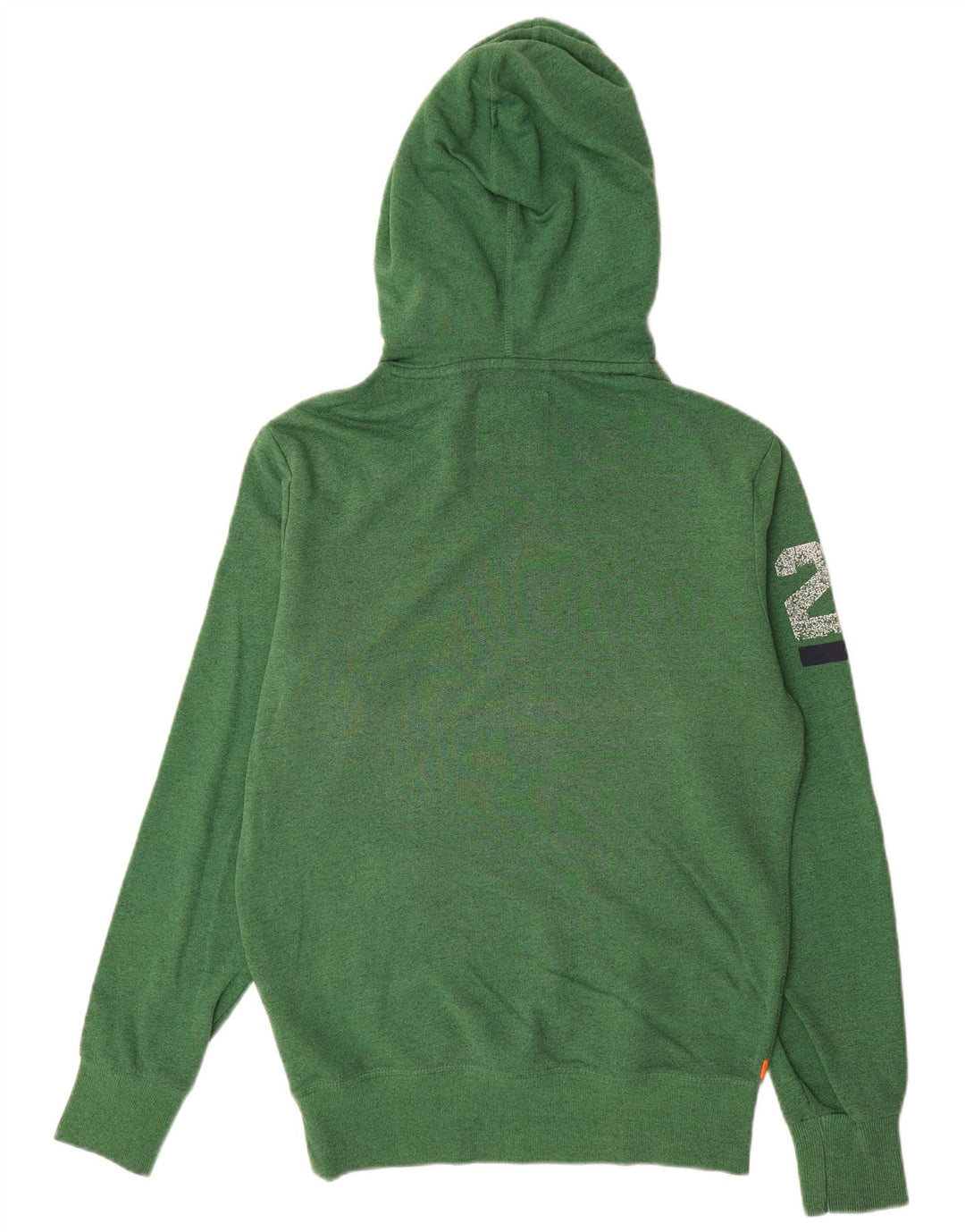 Maglione con cappuccio grafico da uomo Superdry in cotone verde medio