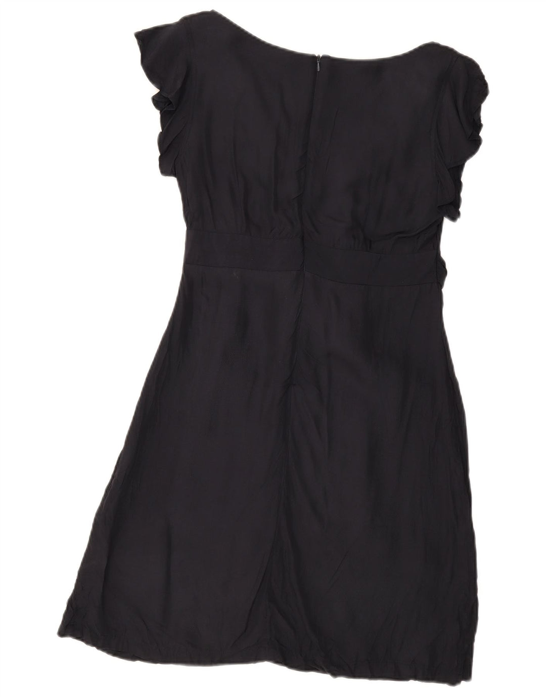Topshop Abito da donna a trapezio UK 12 Viscosa medio blu navy