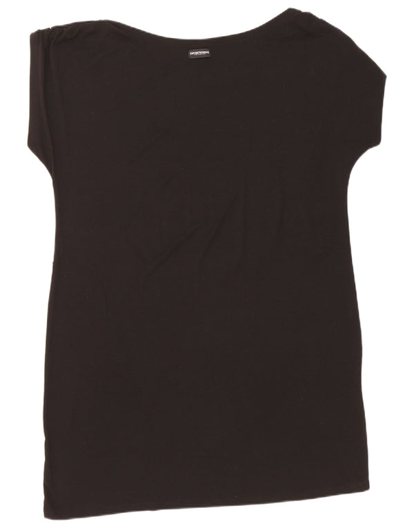 Abito T-shirt da donna Emporio Armani UK 14 medio nero