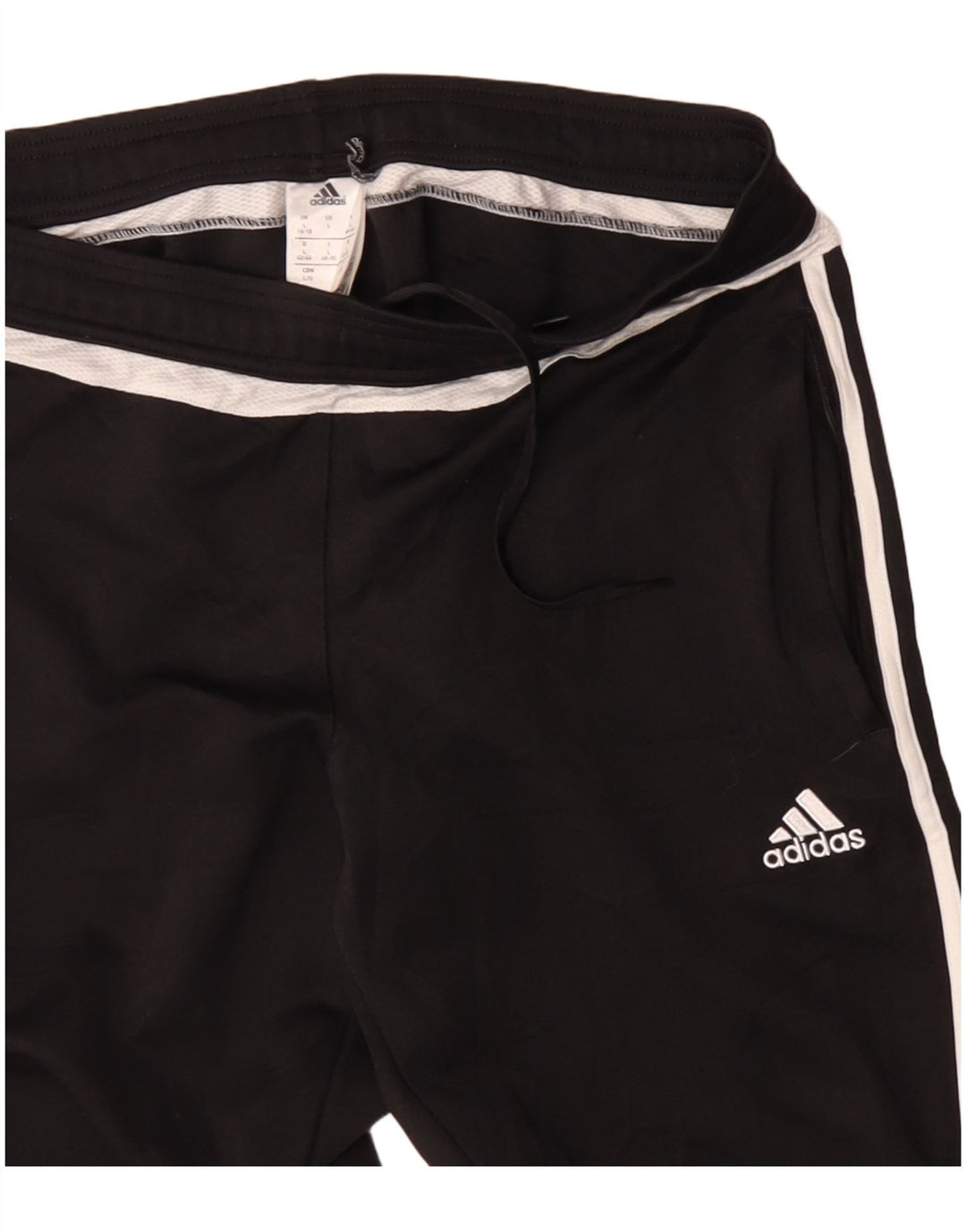 Pantaloni da tuta ADIDAS Climacool da donna UK 16/18 Large Nero Poliestere